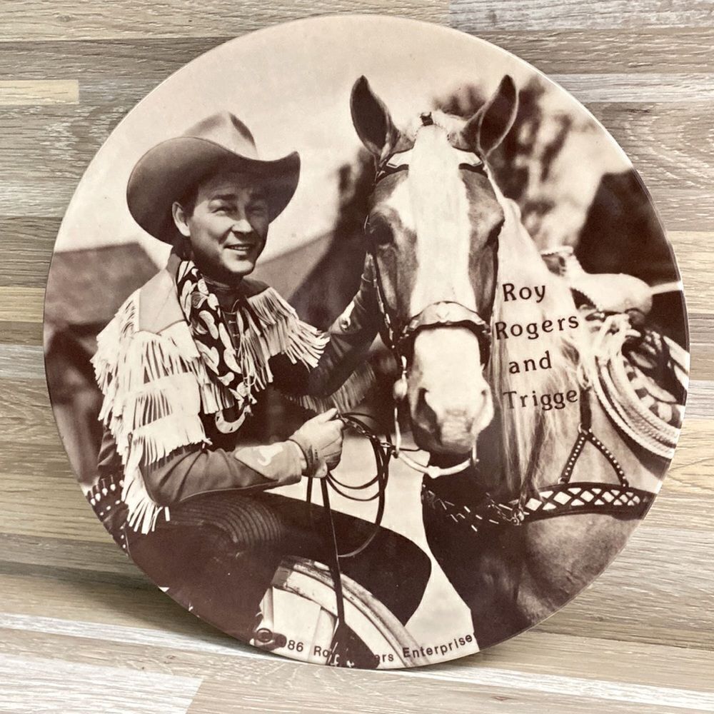 Roy rogers western Cowboy movie singer kids vintage 80s king of the cowboys euc